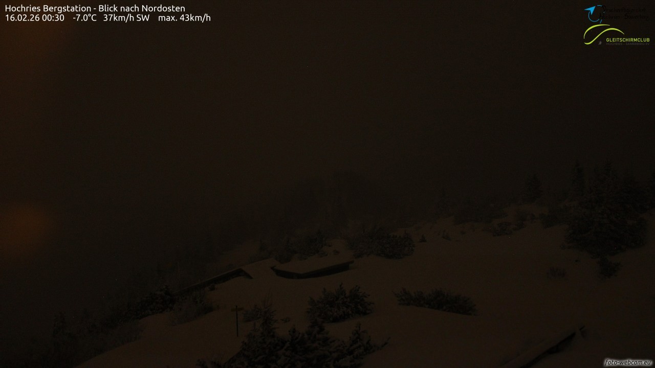 Archived image Webcam Hochries - View to the northeast