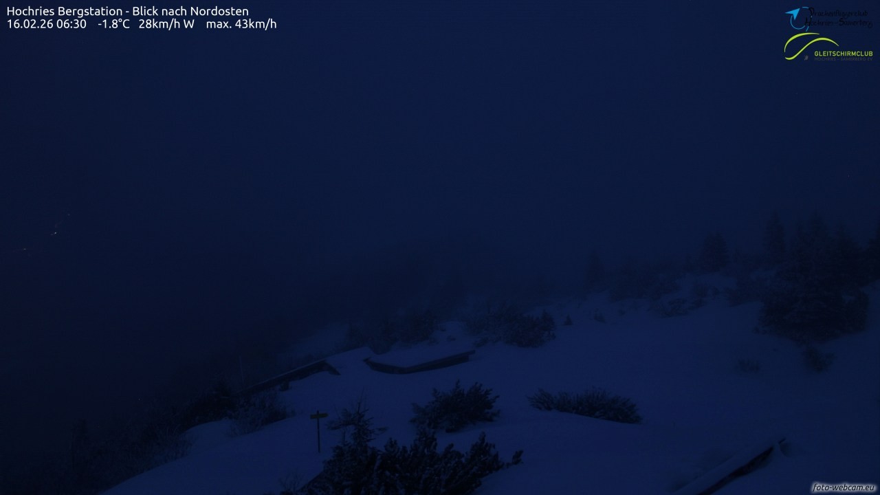 Archived image Webcam Hochries - View to the northeast