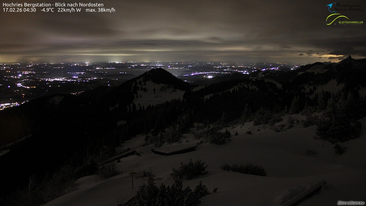 Archiv Foto Webcam Hochries Ost