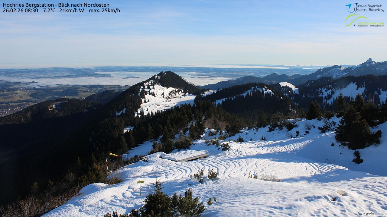 Archiv Foto Webcam Hochries Ost
