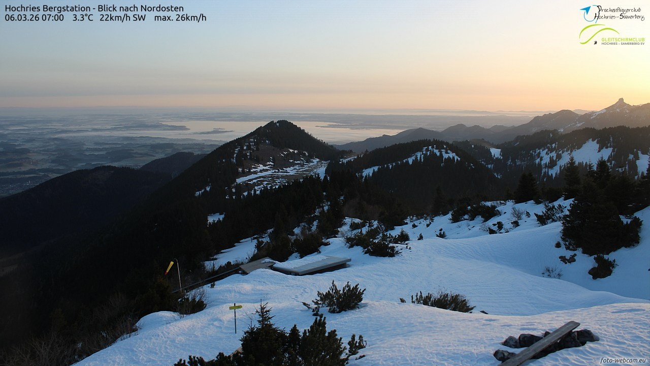 Archiv Foto Webcam Hochries Ost