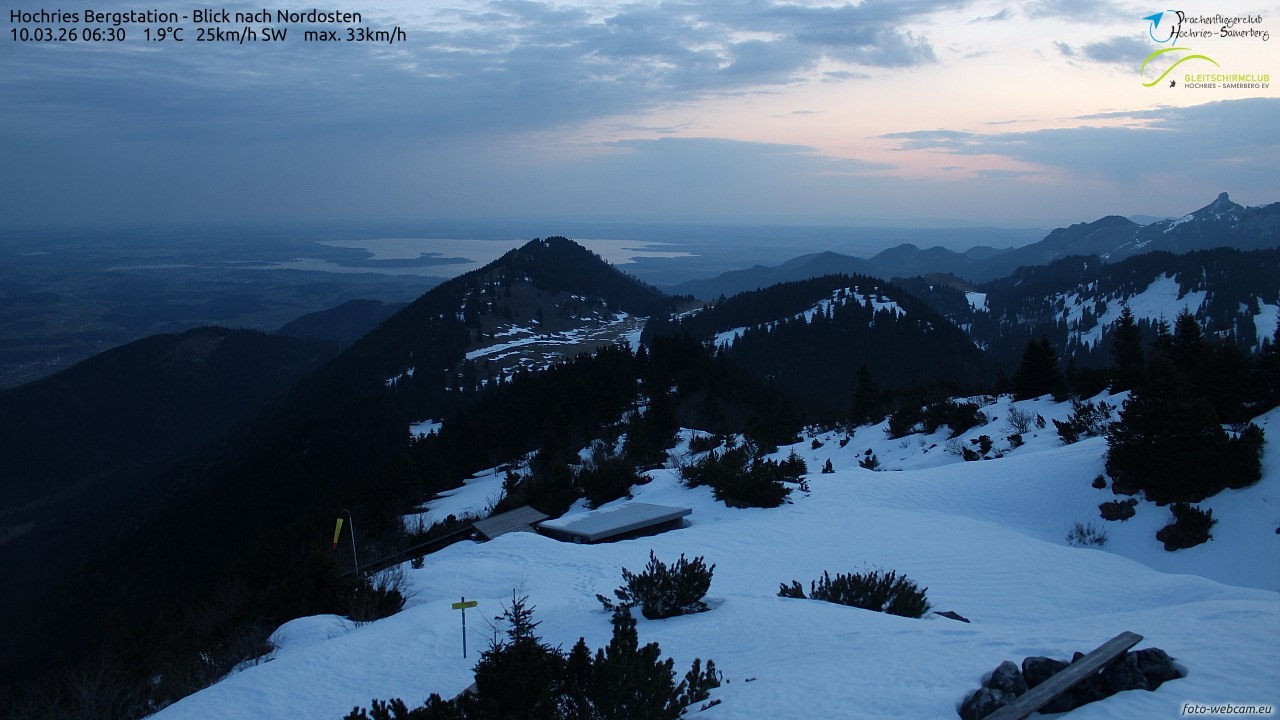 Archiv Foto Webcam Hochries Ost