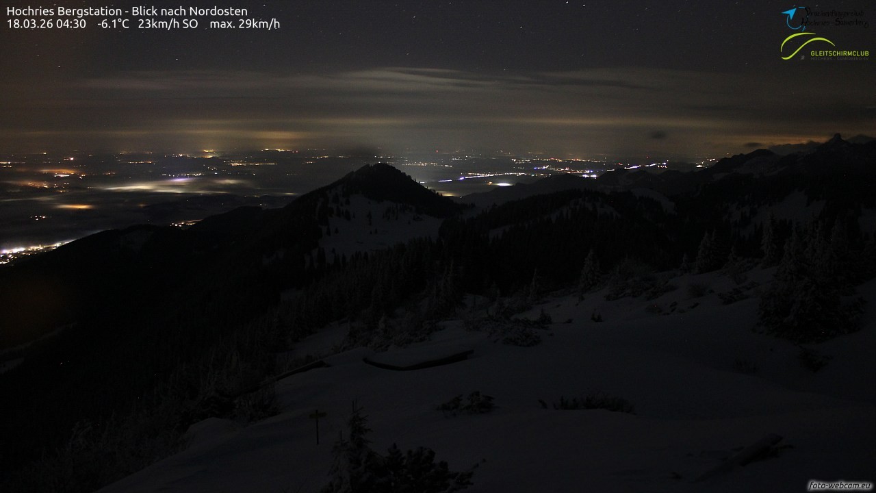 Archiv Foto Webcam Hochries Ost