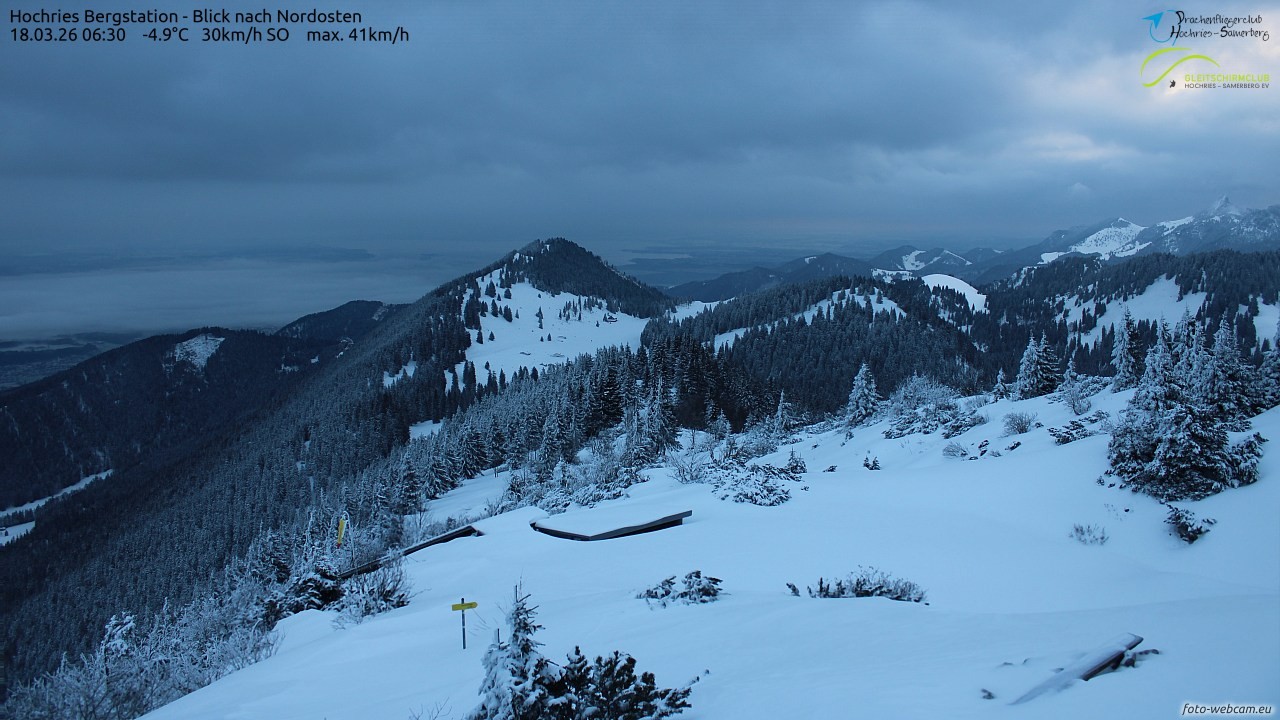 Archiv Foto Webcam Hochries Ost