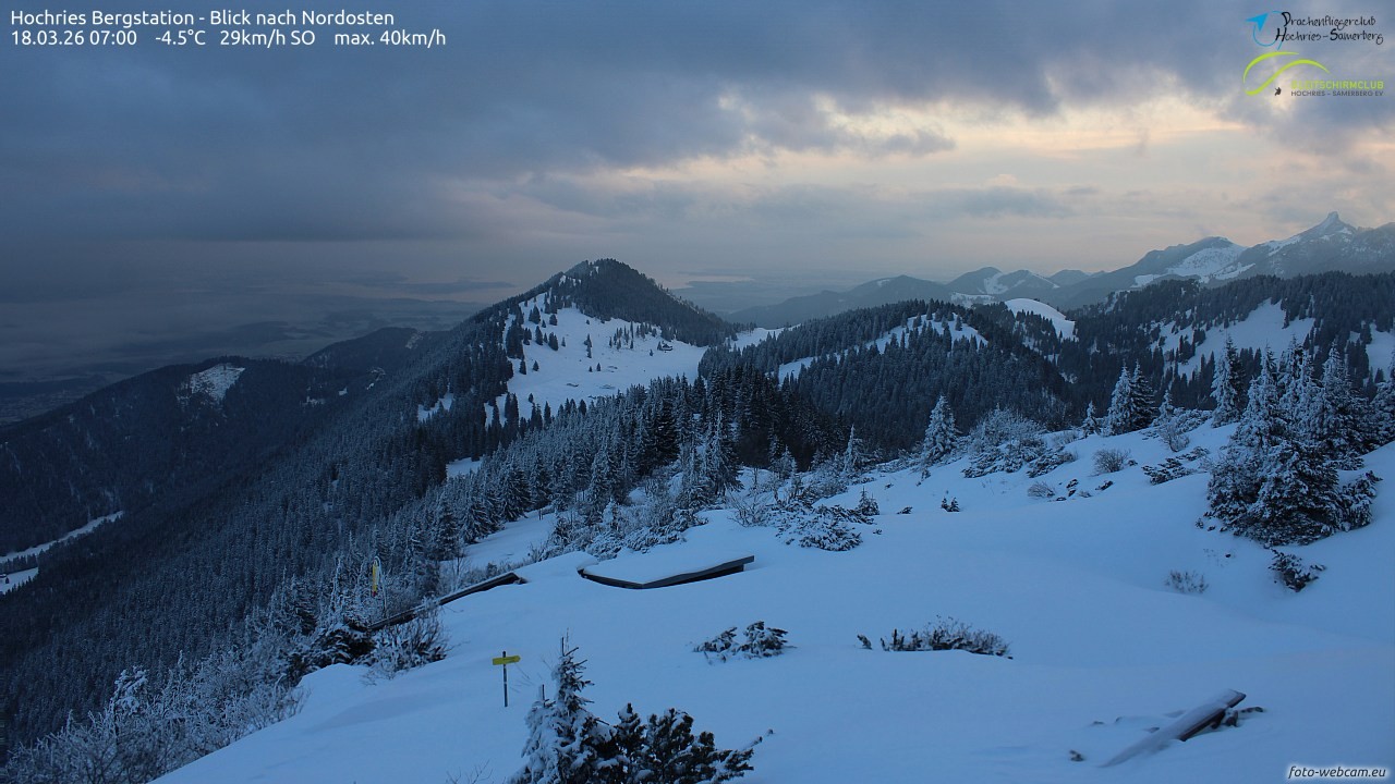 Archiv Foto Webcam Hochries Ost