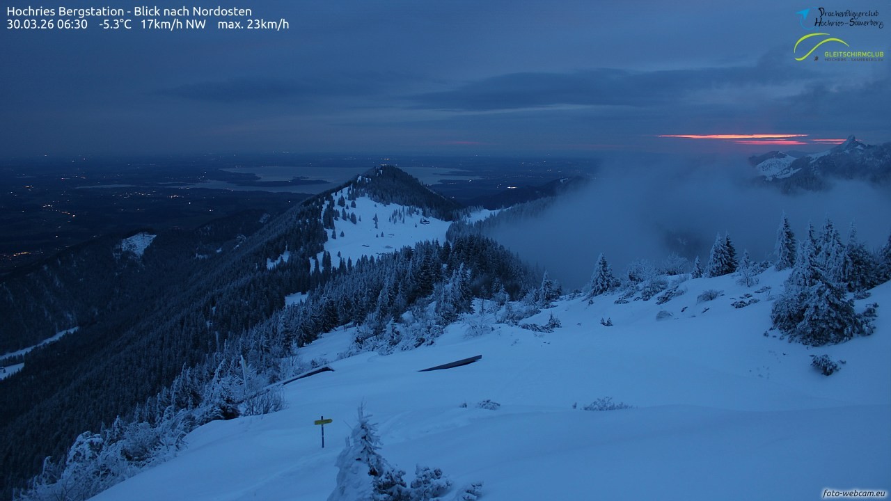 Archiv Foto Webcam Hochries Ost
