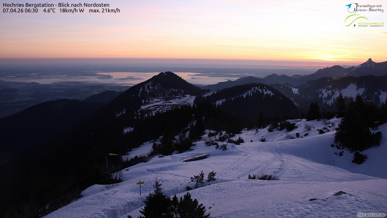 Archiv Foto Webcam Hochries Ost