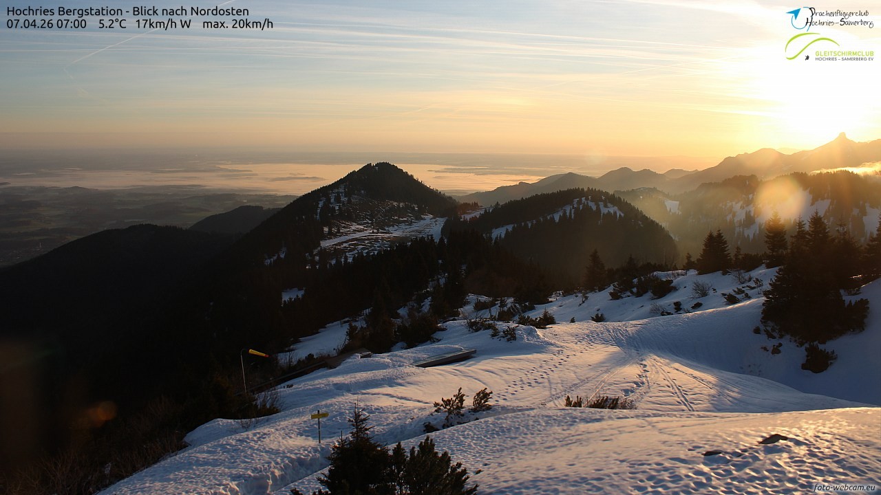 Archiv Foto Webcam Hochries Ost
