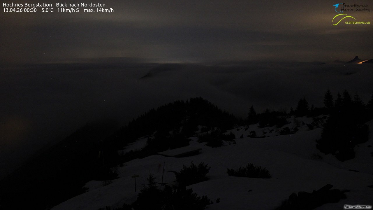 Archived image Webcam Hochries - View to the northeast