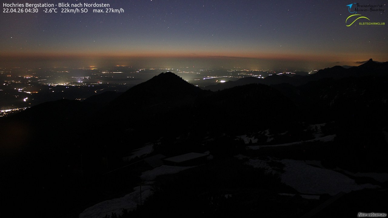 Archiv Foto Webcam Hochries Ost