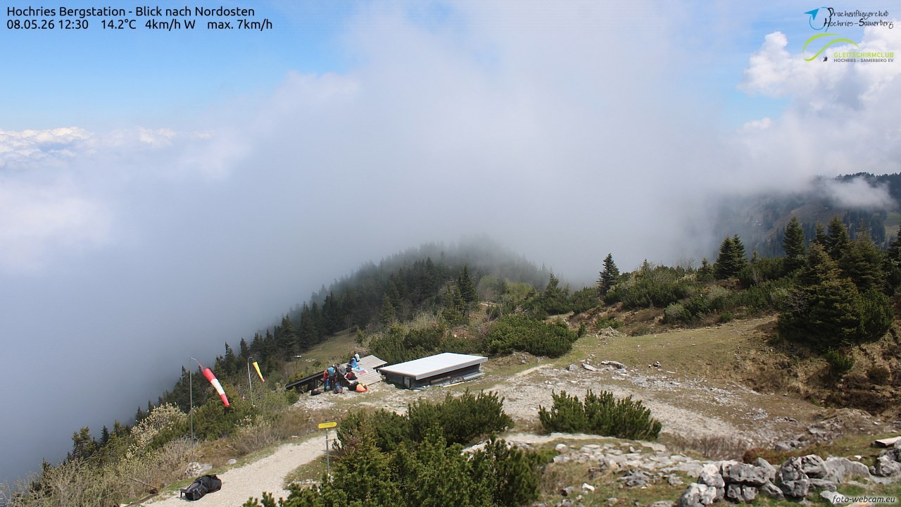 Archived image Webcam Hochries - View to the northeast