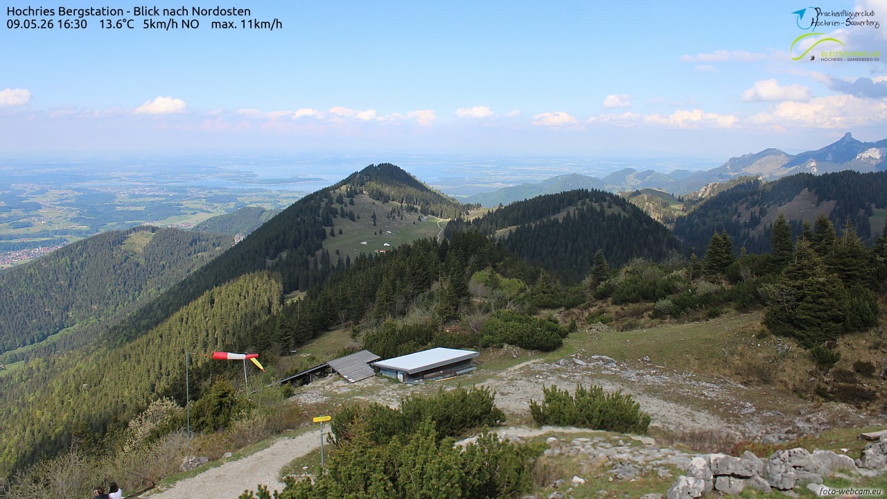 Archived image Webcam Hochries - View to the northeast