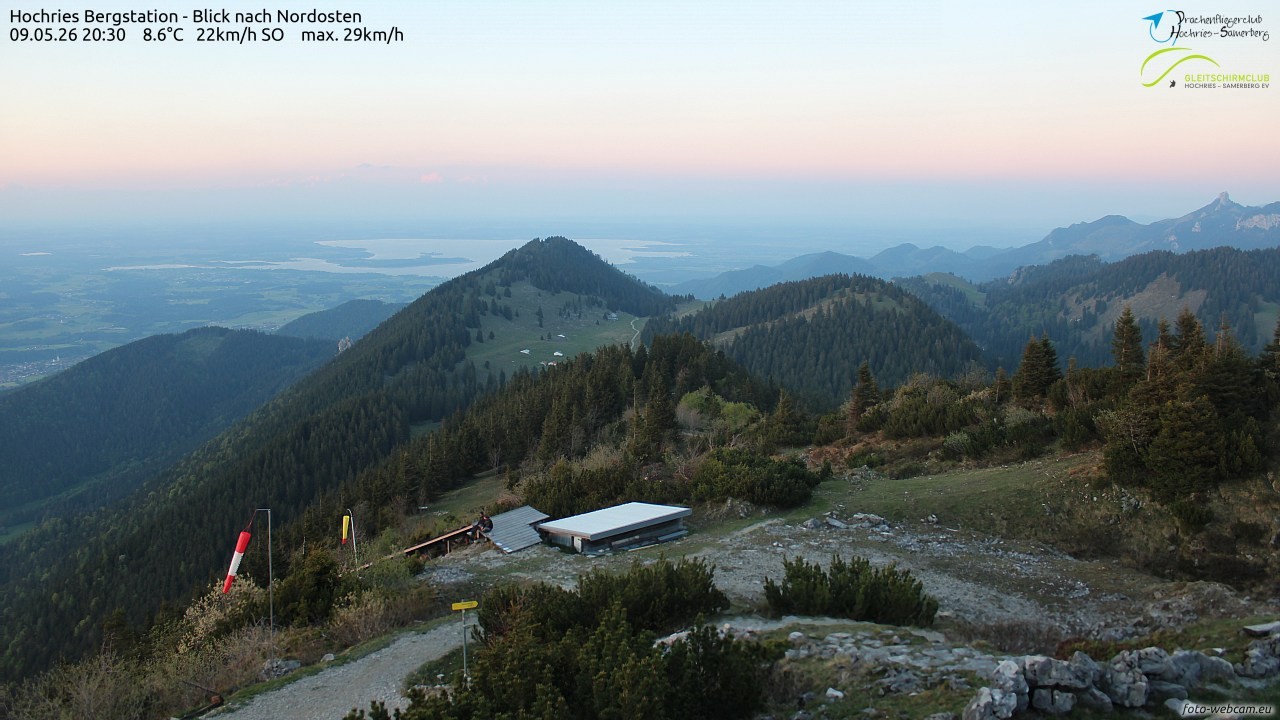 Archived image Webcam Hochries - View to the northeast