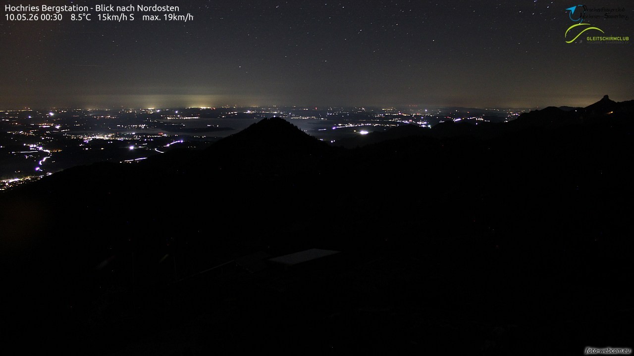 Archived image Webcam Hochries - View to the northeast