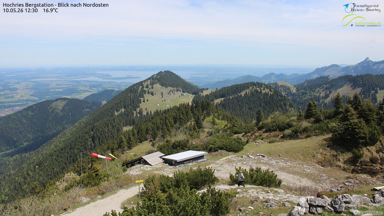 Archived image Webcam Hochries - View to the northeast