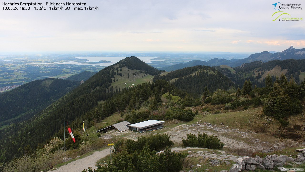 Archived image Webcam Hochries - View to the northeast