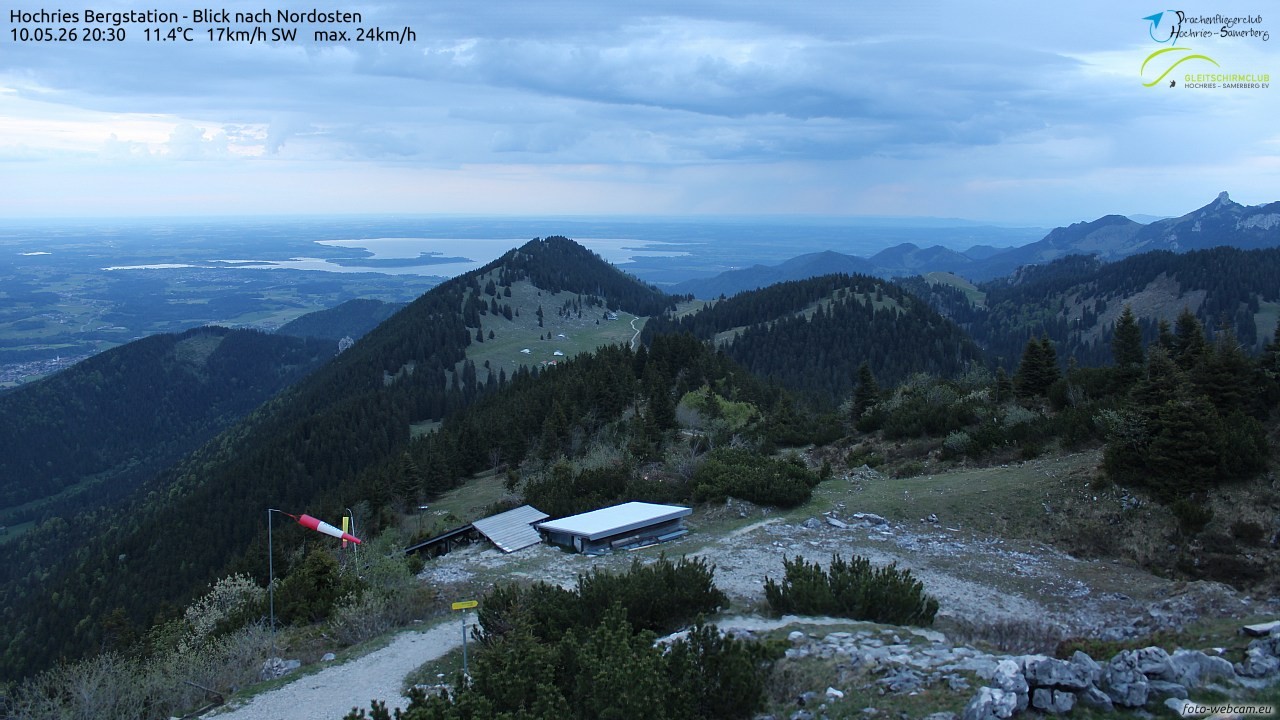 Archived image Webcam Hochries - View to the northeast
