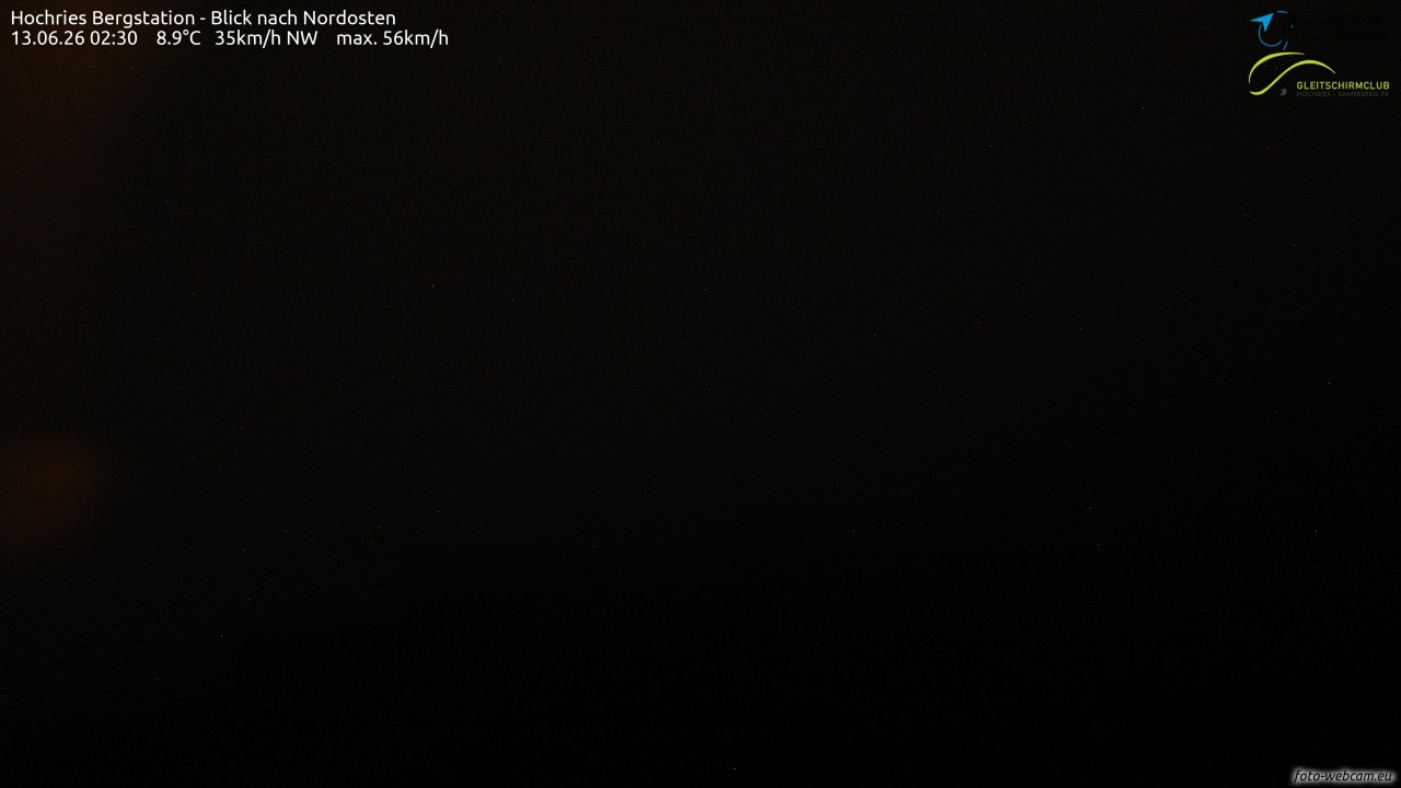 Archived image Webcam Hochries - View to the northeast