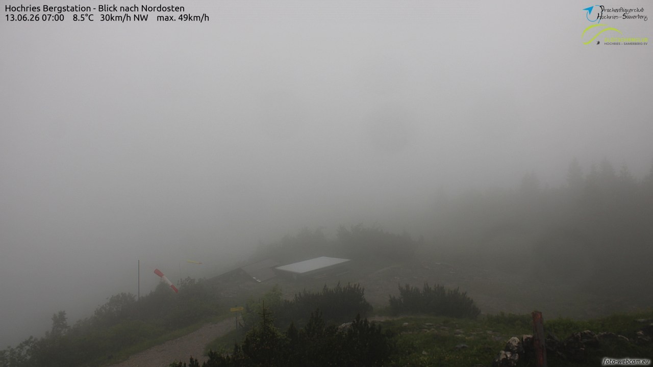 Archived image Webcam Hochries - View to the northeast