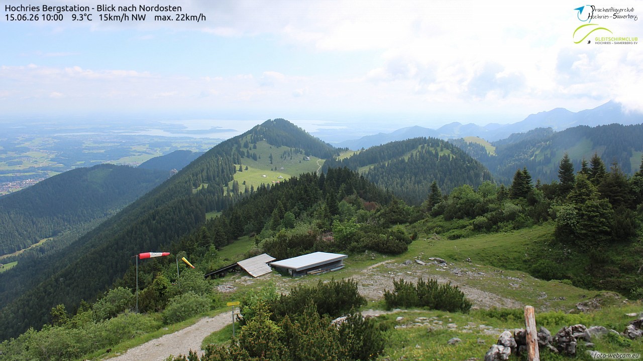 Archived image Webcam Hochries - View to the northeast