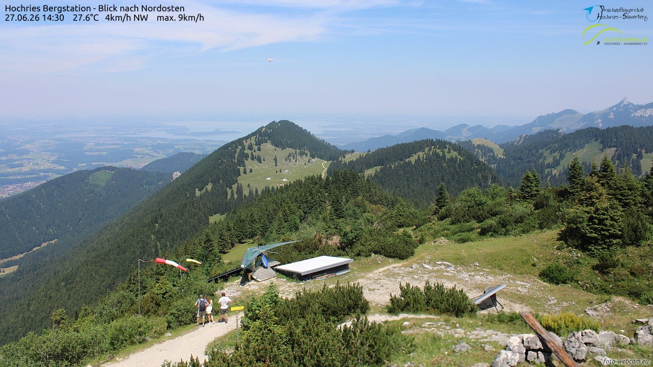Archived image Webcam Hochries - View to the northeast
