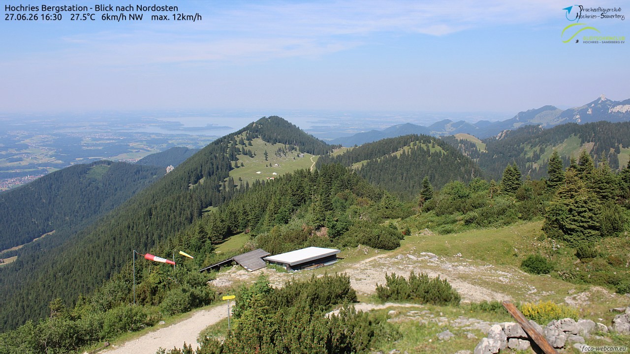 Archived image Webcam Hochries - View to the northeast