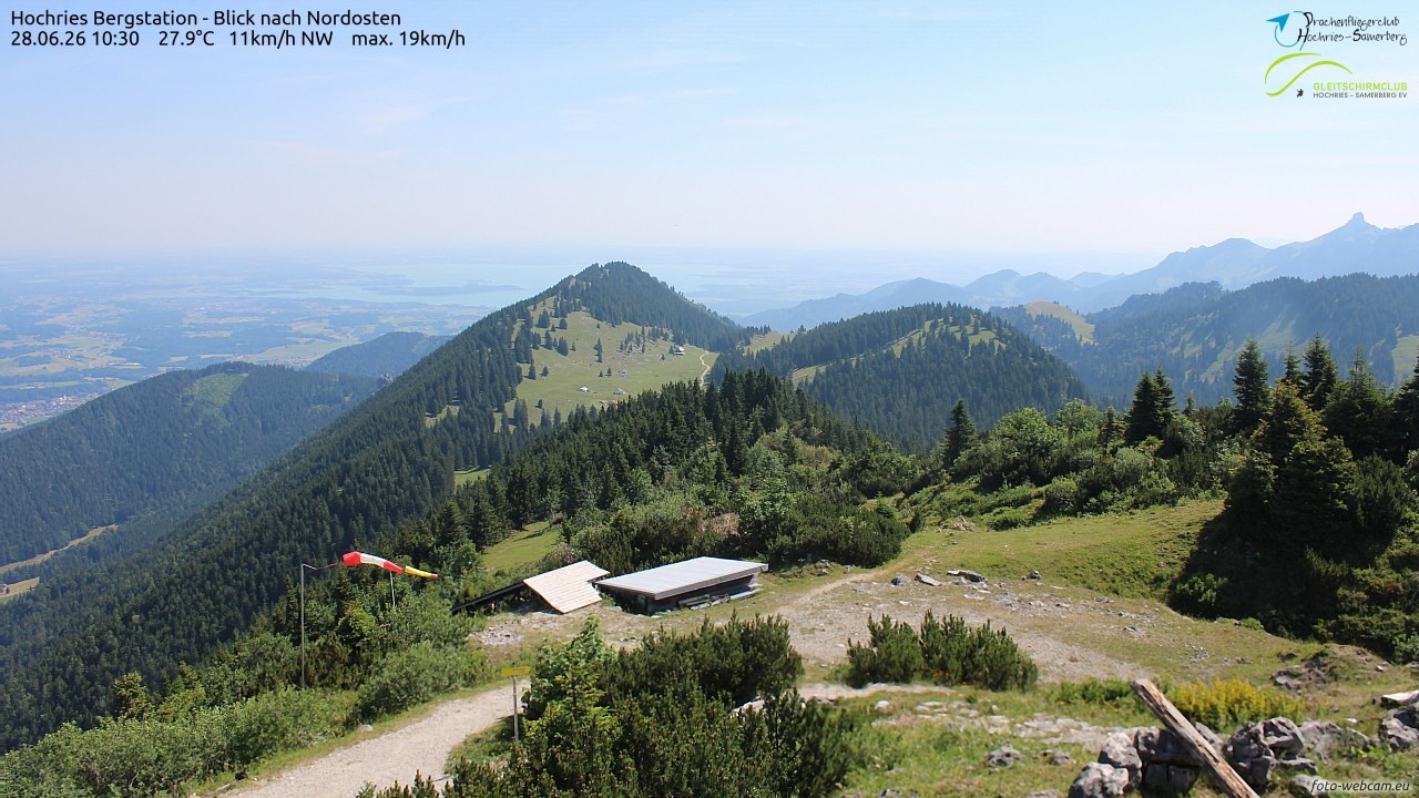 Archived image Webcam Hochries - View to the northeast