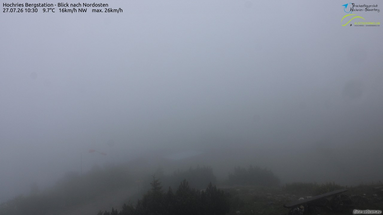 Archived image Webcam Hochries - View to the northeast
