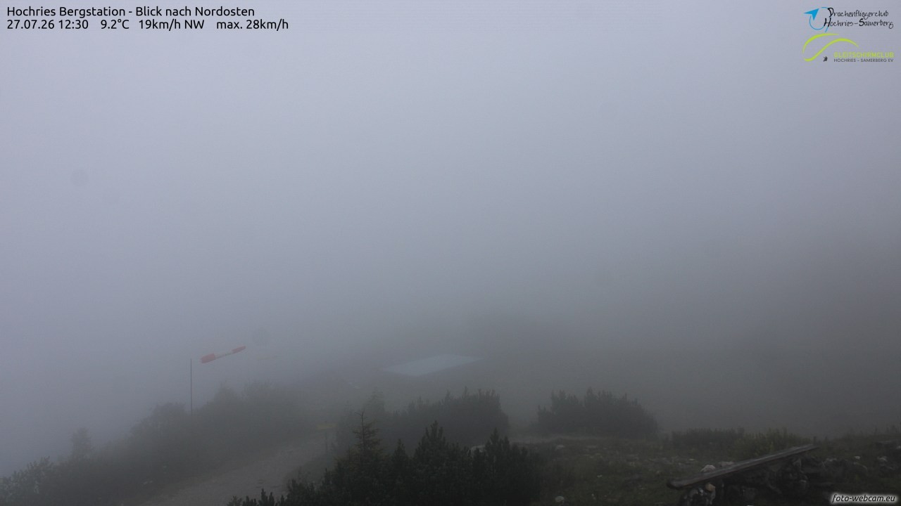 Archived image Webcam Hochries - View to the northeast