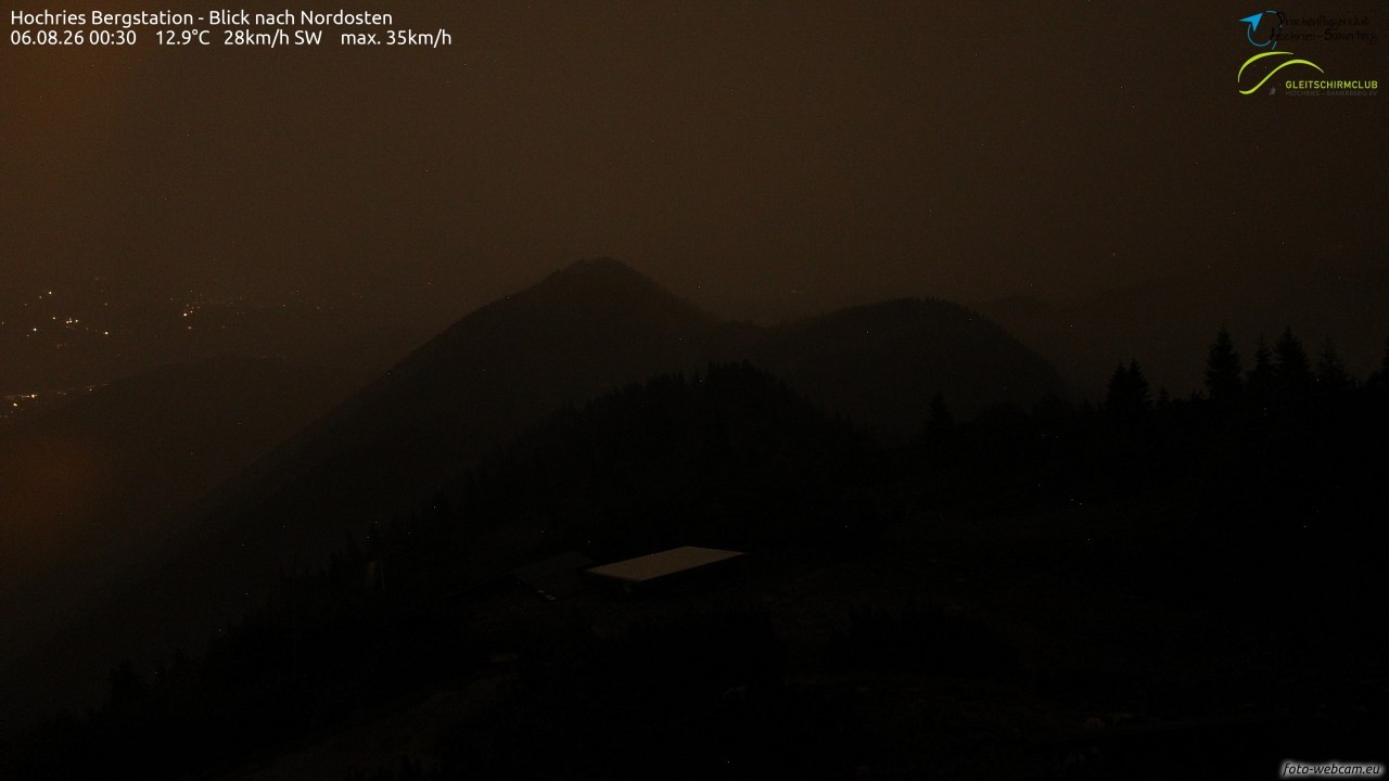 Archived image Webcam Hochries - View to the northeast