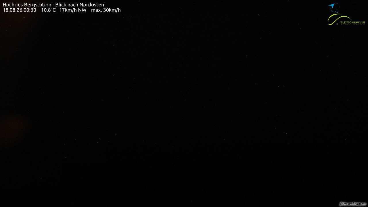 Archived image Webcam Hochries - View to the northeast