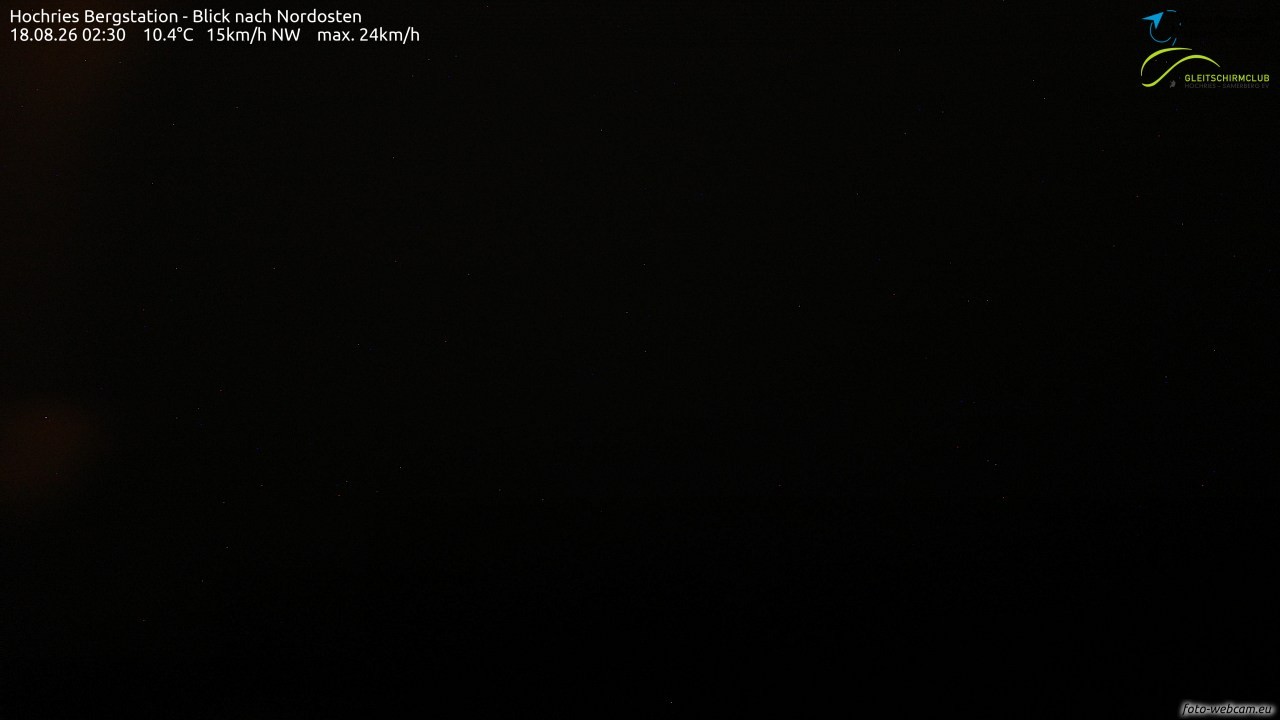Archived image Webcam Hochries - View to the northeast