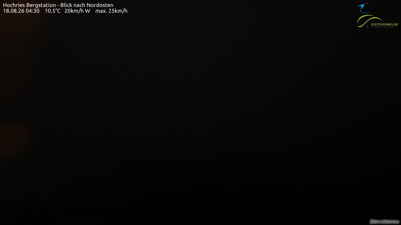 Archived image Webcam Hochries - View to the northeast