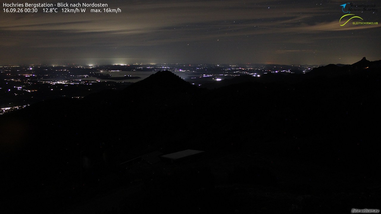 Archived image Webcam Hochries - View to the northeast