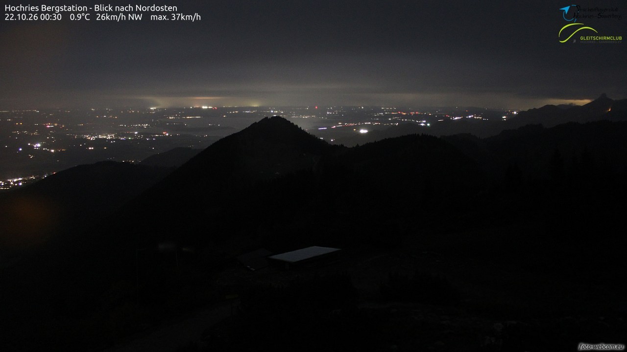 Archived image Webcam Hochries - View to the northeast