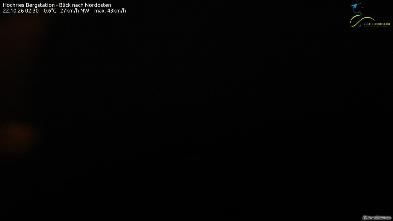 Archived image Webcam Hochries - View to the northeast