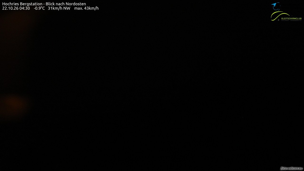 Archived image Webcam Hochries - View to the northeast