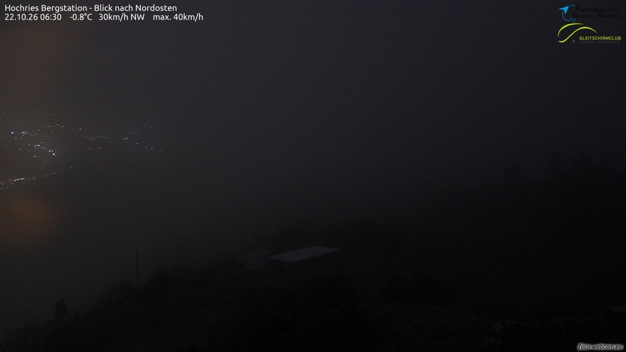 Archived image Webcam Hochries - View to the northeast