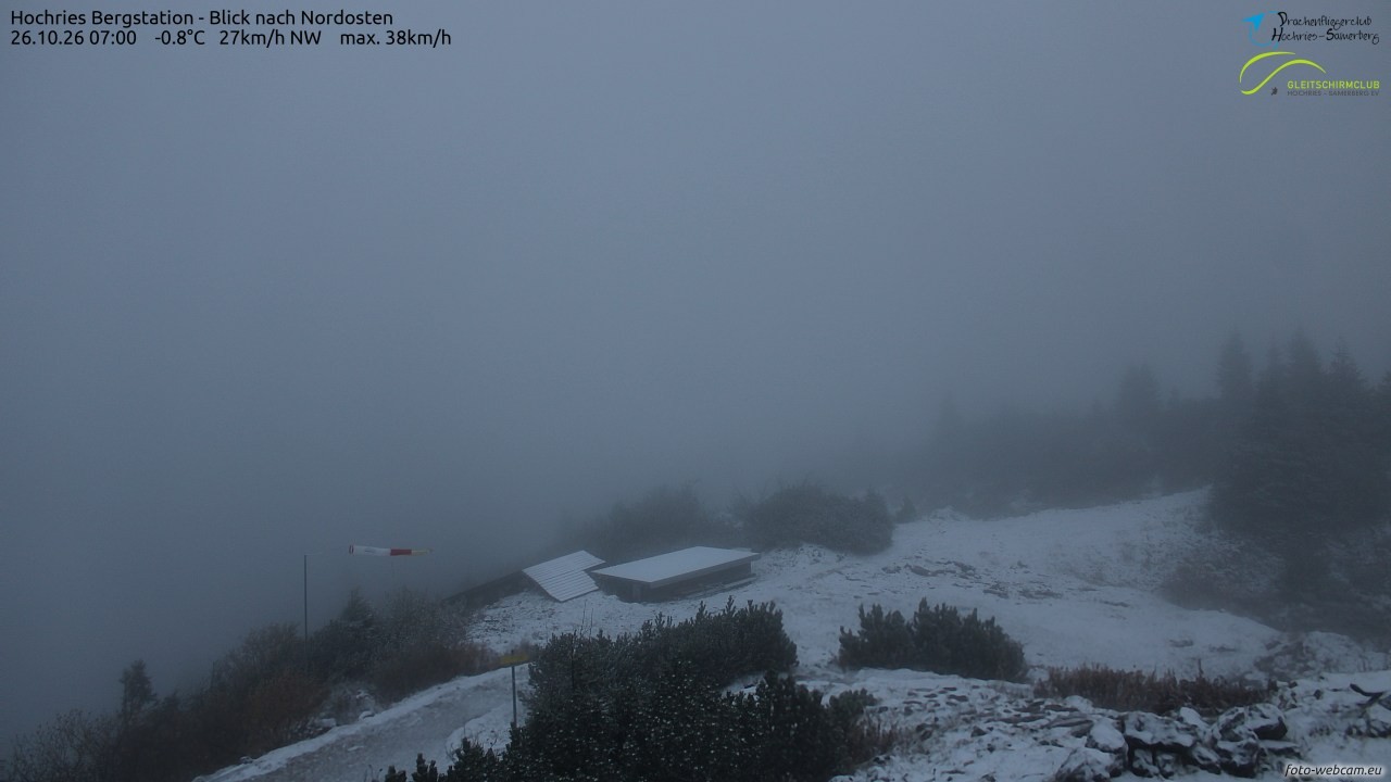Archived image Webcam Hochries - View to the northeast
