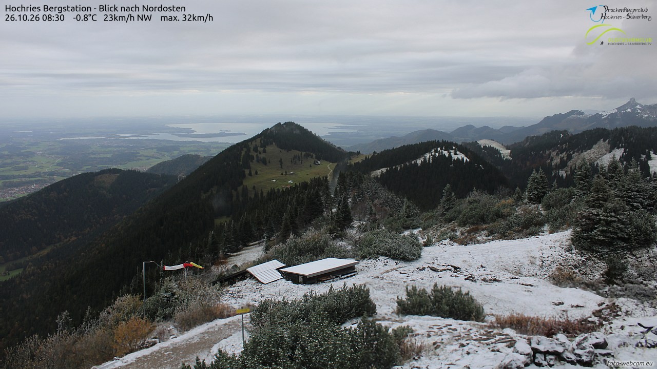 Archived image Webcam Hochries - View to the northeast