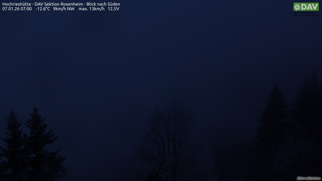 Archiv Foto Webcam Hochries Süd