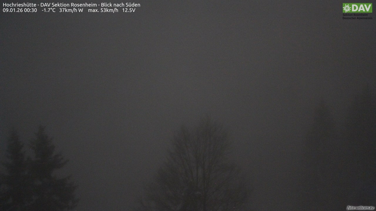 Archiv Foto Webcam Hochries Süd