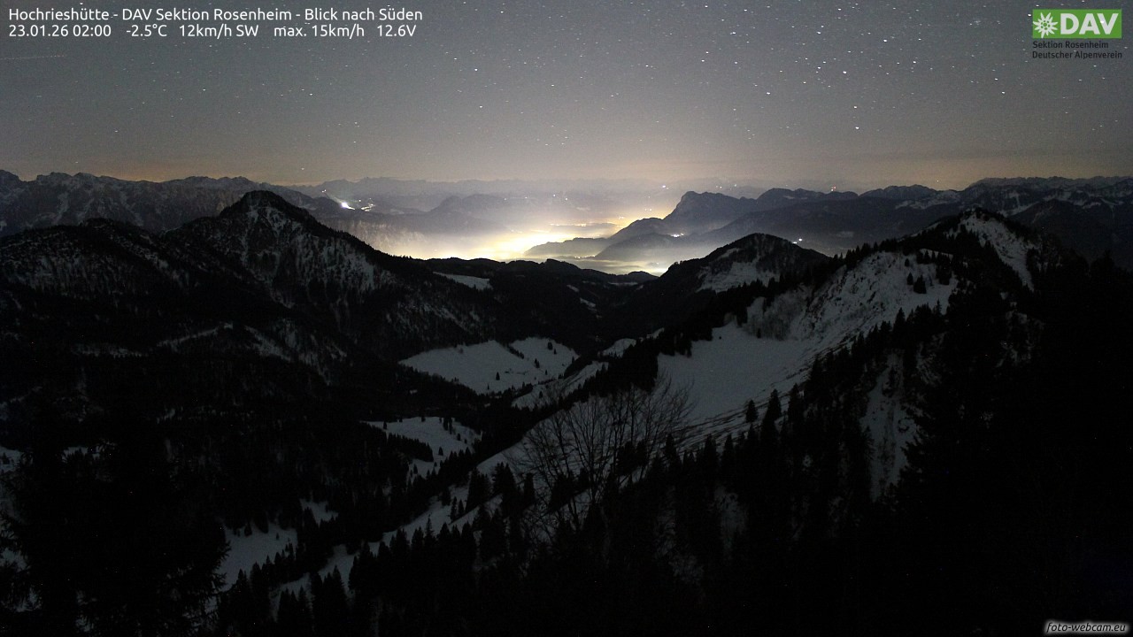 Archiv Foto Webcam Hochries Süd