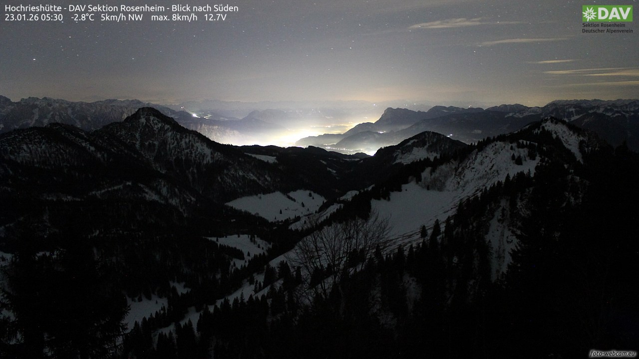 Archiv Foto Webcam Hochries Süd