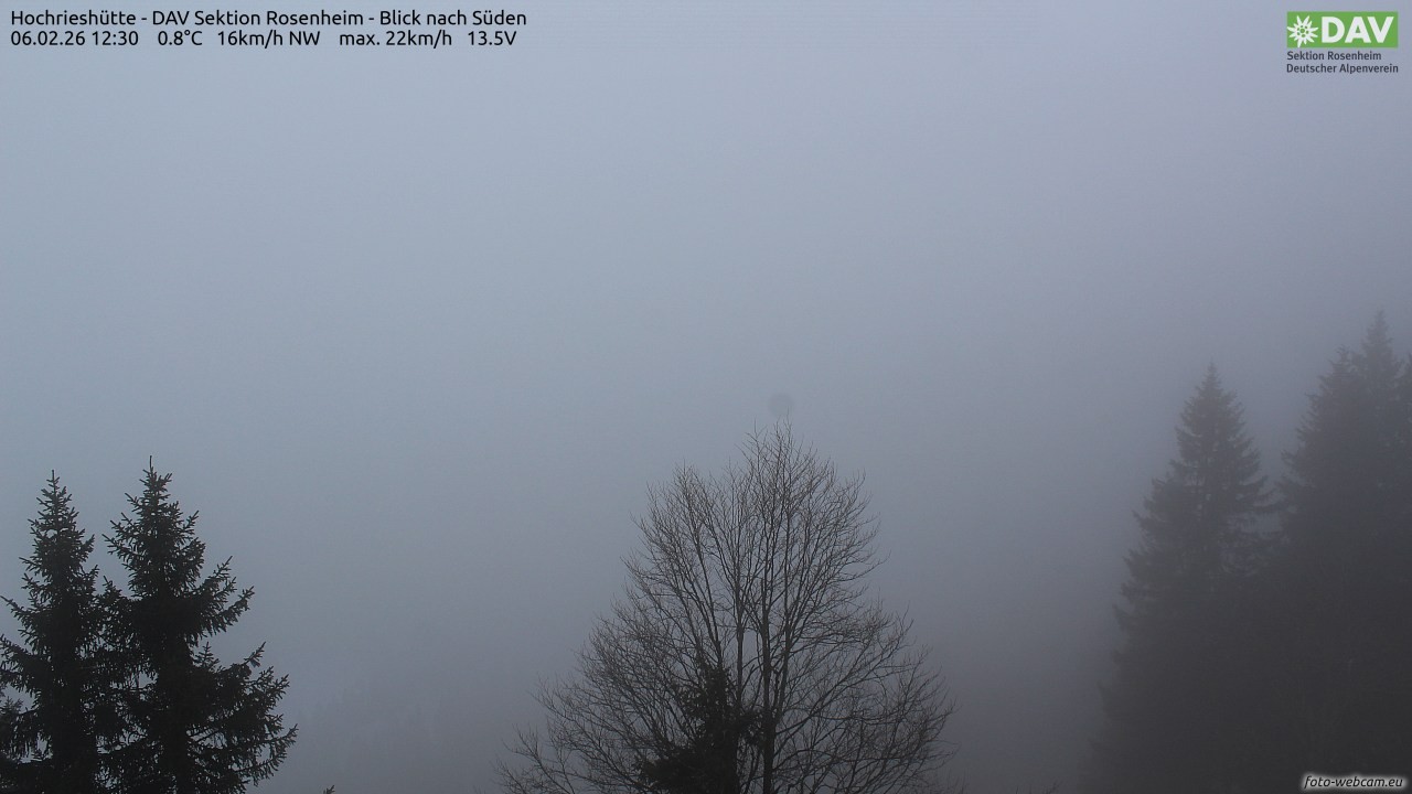 Archiv Foto Webcam Hochries Süd