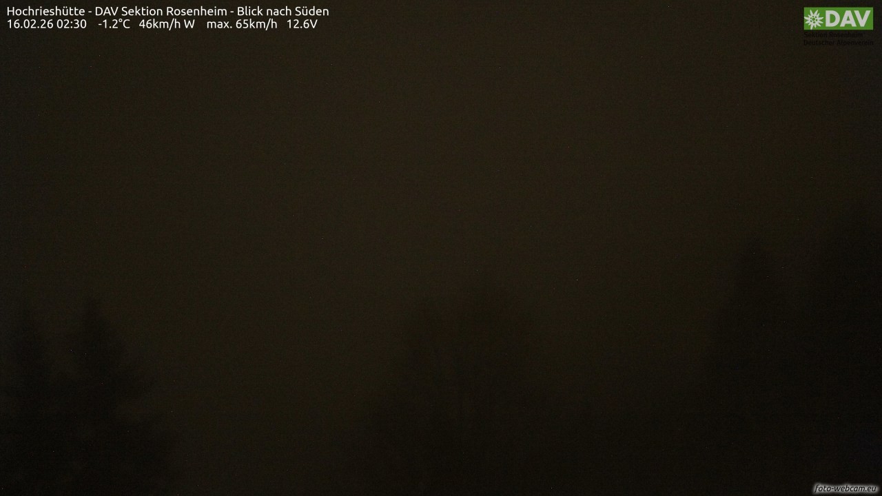 Archiv Foto Webcam Hochries Süd