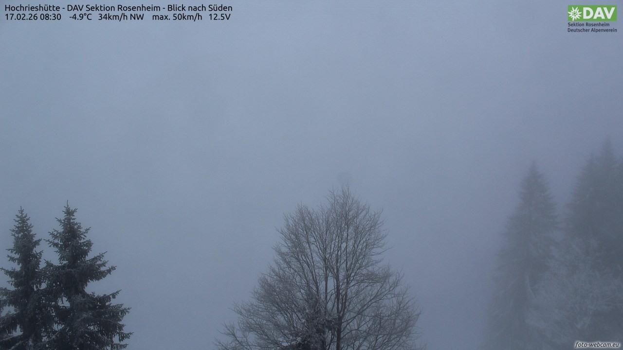 Archiv Foto Webcam Hochries Süd