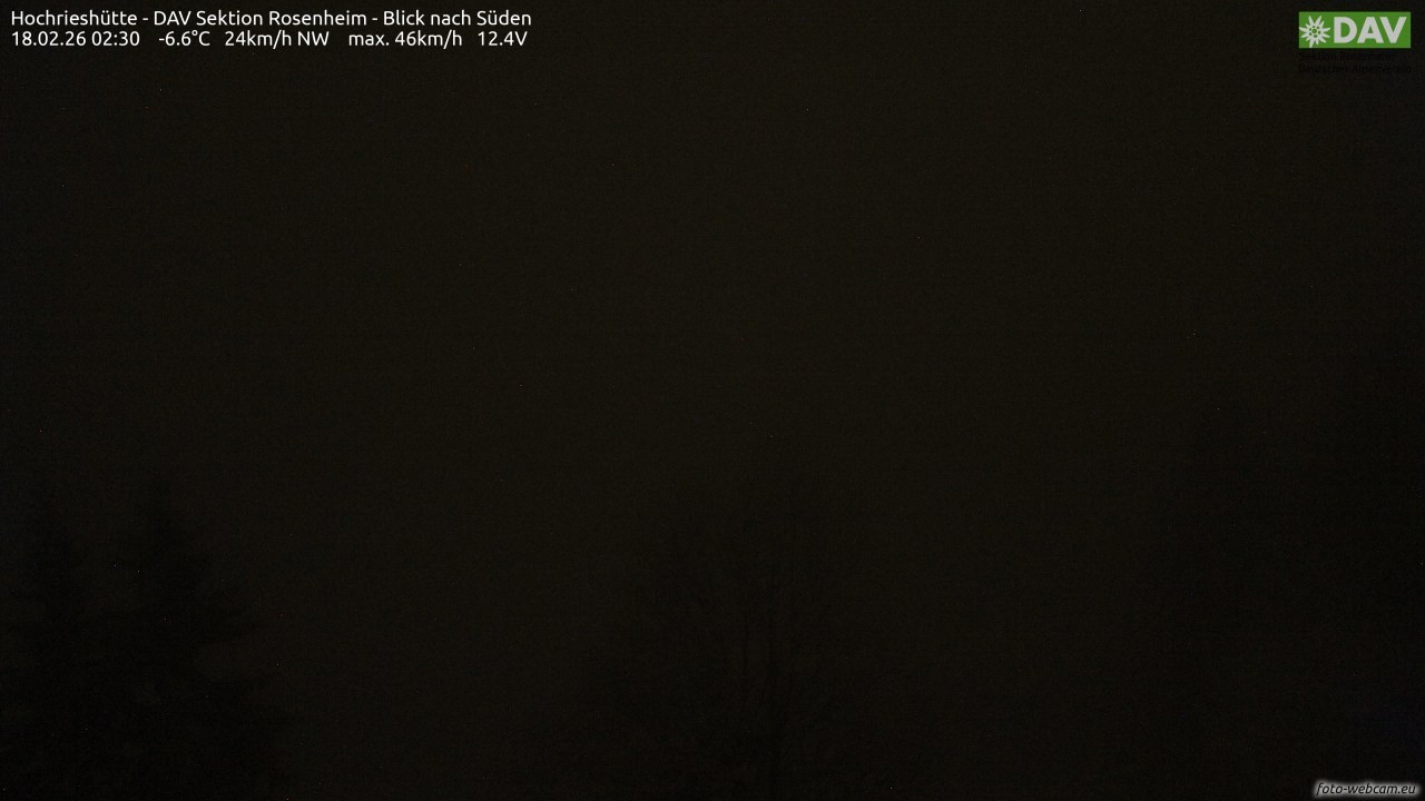 Archiv Foto Webcam Hochries Süd