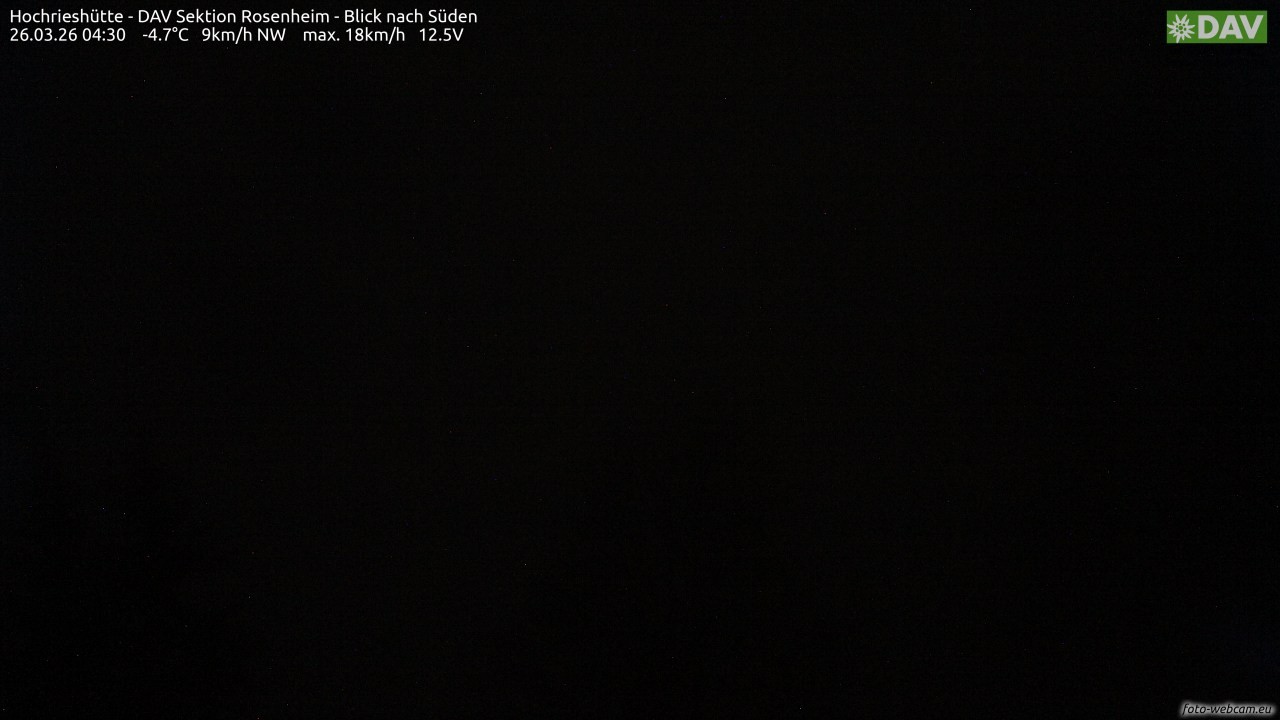 Archiv Foto Webcam Hochries Süd