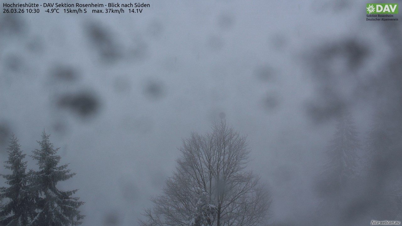 Archiv Foto Webcam Hochries Süd